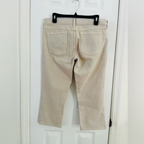 J. Crew ecru Matchstick Capri jeans- Size 30 - Picture 4 of 6